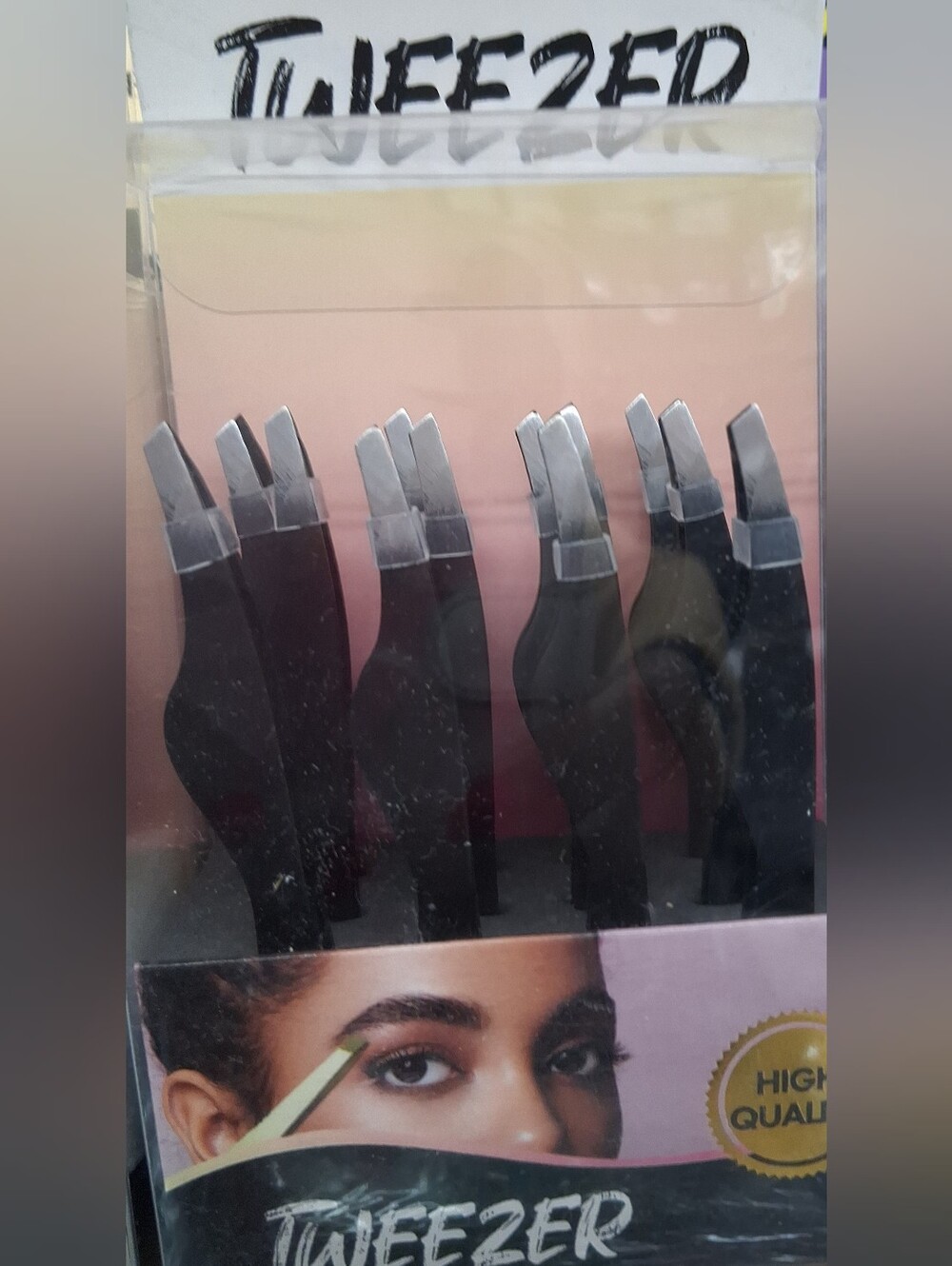 12 PCS! Tweezers Set for Women Accessories - Black